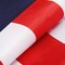 3x5 FT Polyester American Flag with Embroidered Stars, Sewn Stripes, Brass Grommets - Outdoor USA Flags